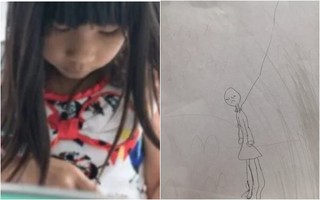 Thấy bức tranh con gái 7 tuổi vẽ, bà mẹ hoảng hồn nhận ra sai lầm "chết người" của mình và lên tiếng khẩn thiết cảnh báo phụ huynh