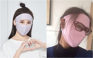 Hết mốt áo chống nắng như bao tải, hè năm nay chị em lại đổ xô đi mua khẩu trang ninja kín mít, hở mỗi 2 con mắt