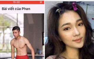 Văn Đức vừa vô tình đăng ảnh Ngọc Nữ lên Facebook đã xóa ngay trong một nốt nhạc