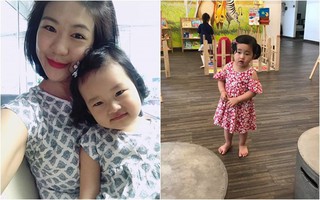 Mạnh mẽ trên bầu trời nhưng Huỳnh Lý Đông Phương cũng yếu đuối như bao bà mẹ khác khi lần đầu đưa con đi học