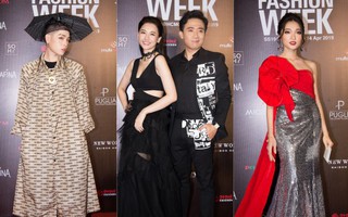 Thảm đỏ ngày cuối VIFW 2019: Hari Won táo bạo nhưng nổi nhất lại là "bạn gái tin đồn" của cầu thủ Văn Đức 