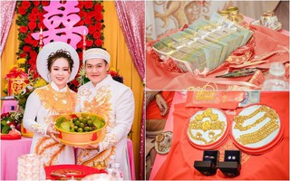 Dân mạng lại kinh ngạc với đám hỏi siêu khủng ở Kiên Giang: Cô dâu 19 tuổi, sính lễ hơn 888 triệu, 14 cây vàng