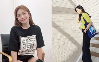 Chẳng ai bảo ai nhưng gái Hàn giờ cứ thi nhau diện mẫu áo phông siêu đơn giản này