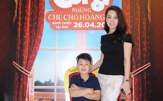 Con trai đã lớn phổng thế này mà MC Thụy Vân vẫn trẻ trung như thuở mới lấy chồng