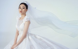 'Hồ ly' Phương Oanh của 'Nàng dâu order' diện váy cưới, úp mở chuyện lấy chồng 