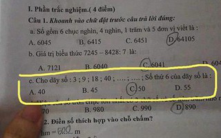 Bài toán lớp 3 của cháu khiến chú mất 2 tiếng để giải, còn dân mạng thì tranh cãi gay gắt