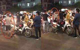 CSGT nói gì về clip tố "thanh niên vỗ mông cô gái" giữa phố Hà Nội?