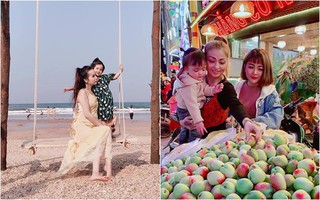 Nghỉ lễ của team bỉm sữa: Người lên rừng, người xuống biển, ai cũng có ảnh "sống ảo" đẹp lung linh