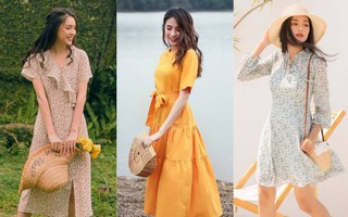 Tháng 4 về gió hát mùa hè, các nàng chờ gì mà chưa xinh tươi với 20 mẫu váy liền từ các thương hiệu Việt
