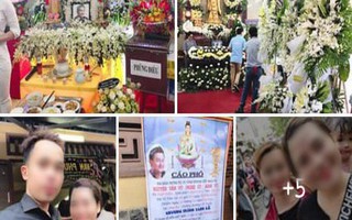 Đến đám tang nghệ sĩ Anh Vũ chụp ảnh tươi cười rồi "bắn tim" trước cáo phó, cô gái bị chỉ trích phải xóa vội status