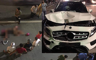 Tài xế xe Mercedes khai có uống rượu bia trước khi tông chết 2 phụ nữ ở Hà Nội rồi bỏ chạy