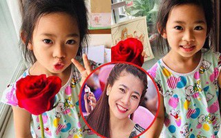 Mai Phương hạnh phúc khoe con gái 5 tuổi đã cực tâm lý, biết tặng hoa trong "Ngày của Mẹ"