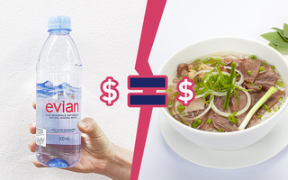 Review cực nhanh các loại nước khoáng: Có chai đắt bằng 1 bát phở, giá ở các cửa hàng chênh nhau đến vài nghìn