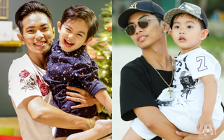 Tự tin nhận mình bảnh hơn con trai, Phan Hiển bị bé Kubi phản đòn cực thông minh khiến dân mạng "cười bò"
