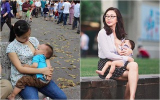 Không nên cho con bú nơi công cộng hay cứ mặc kệ thiên hạ, mình làm theo cách của mình?