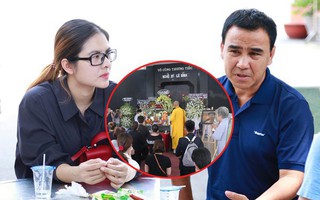 Nghệ sĩ Quyền Linh, Vân Trang mắt đỏ hoe, thẫn thờ ôn lại những kỷ niệm cùng cố nghệ sĩ Lê Bình 