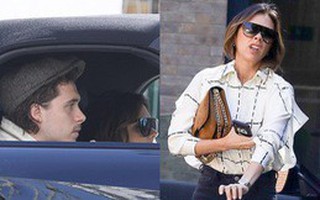 Lâu lắm mới được con trai đón bằng siêu xe, nhưng Victoria Beckham lại có biểu cảm "chịu đựng" không thể hài hơn