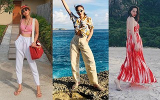 Đã mắt khi ngắm style du lịch của sao Việt nhưng đồng thời, bạn sẽ góp nhặt được 1001 ý tưởng diện đồ tuyệt xinh