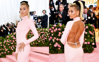 Hailey Baldwin 'bỏ rơi' Justin Bieber, khoe lưng trên trên thảm đỏ Met Gala