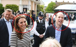 Phản ứng đầy bất ngờ của vợ chồng Công nương Kate khi được hỏi về em bé Sussex, sau một loạt nghi vấn mâu thuẫn, xích mích với em dâu Meghan