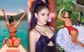 Được xem là người soán danh xưng "nữ hoàng bikini" của Ngọc Trinh, Phương Trinh Jolie nói gì? 