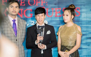 "Mẹ 4 con" Minh Hà mặc váy nữ thần, xinh lung linh khi hộ tống chồng Lý Hải đi Mỹ 