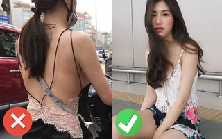 Lưu ý giúp các chị em mặc áo 2 dây đẹp xinh mà trông không bị giống áo ngủ khi ra đường