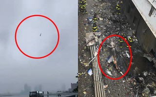Nóng: Trực thăng chao đảo đâm vào cao ốc 54 tầng ở New York và hiện trường đổ nát khiến nhiều người liên tưởng đến ký ức đau thương 11/9 