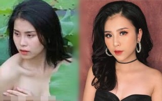 Sau khi bị cắt vai trong phim đóng cùng Trâm Anh, hotgirl khỏa thân ở đầm sen nhờ công an vào cuộc 