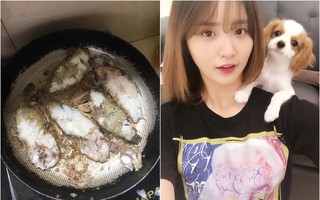 Cô gái "tự thú" đoảng hết phần thiên hạ khi rán cá không thành, dân mạng "phát hờn" khi thấy 1 chi tiết