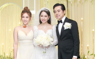 Sau tin đồn yêu phi công trẻ, ca sĩ Thu Thủy xuất hiện tại đám cưới Dương Khắc Linh với vòng 1 "nghẹt thở"