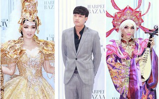 Sau thời gian Bắc tiến, Quốc Trường "Về nhà đi con" lạc lõng trên thảm đỏ toàn “dị nhân” trong sự kiện của Thu Minh