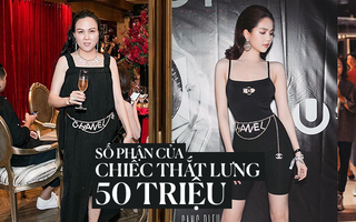 Thương thay cho chiếc thắt lưng 50 triệu: Vào tay Ngọc Trinh thì sang chảnh, đến tay người này lại kém sang
