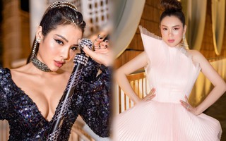 Phương Trinh Jolie hóa phù thủy, Hoa hậu Phương Lê "ngập ngụa" tông hồng bất chấp tuổi 40 