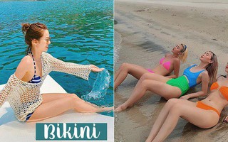 Ngắm ảnh bikini của hội hot girl Việt hè này không chỉ sướng mắt mà còn "hóng" được bao kiểu đẹp hot thôi rồi