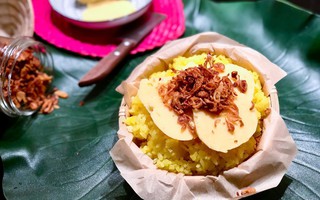 Chỉ dùng nồi cơm điện cũng có thể nấu xôi xéo dẻo thơm không khó chút nào