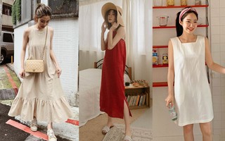 Nghe tên đã thấy mát rượi và làm lu mờ mọi khuyết điểm vóc dáng, váy suông chính là item bạn sẽ muốn sắm gấp lúc này
