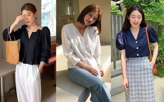 Đã có 3 kiểu áo blouse tạo hiệu ứng dáng “mi nhon” này, bạn béo một tí cũng không lo