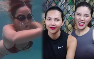 Cuộc đua kỳ thú 2019: Lộ clip Kỳ Duyên bơi cực sexy, quấn quýt bên Minh Triệu không rời 
