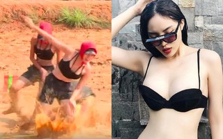 Cuộc đua kỳ thú: Kỳ Duyên - Minh Triệu gây sốc khi mặc sexy khoe ngực đầy ngồn ngộn để lội ruộng