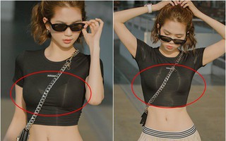 Ngọc Trinh khoe rãnh bụng siêu hot, nhưng 1 chi tiết kém duyên này lại phá hỏng cả set đồ 