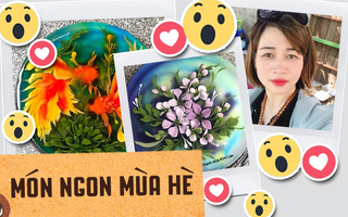 Nhìn món thạch rau câu này, đảm bảo chị em phải thốt lên "đẹp rụng tim" và "không nỡ ăn"!