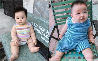 Bú sữa mẹ hoàn toàn, bé trai 8 tháng nặng 15kg, người núng nính đầy ngấn ai nhìn cũng thích