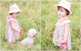"Thiếu nữ má phính" 2 tuổi lại đốn tim các mẹ bỉm sữa với bộ ảnh xinh xắn đầy hương mùa hè, ngắm là thấy yêu
