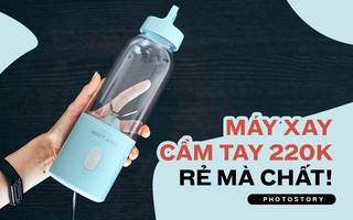 Dành cho chị em ưa sinh tố: Máy xay cầm tay giá 200 nghìn đồng, nhỏ gọn và xay nuột nà êm ái