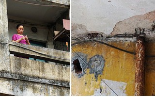 Nhà tập thể cũ xuống cấp, nhếch nhác và những hiểm nguy tiềm tàng cho người dân 