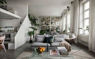 Gác xép nhỏ hẹp bỗng rộng thênh thang, bắt mắt nhờ cách bài trí nội thất siêu tinh tế