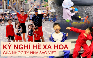 Kỳ nghỉ hè xa hoa của các nhóc tỳ nhà sao Việt: Du lịch nước ngoài sang chảnh, khám phá đủ mọi trò chơi đúng chuẩn “rich kid”