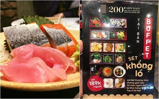 Đi 4 người nhưng chỉ trả tiền 2 suất buffet, mẹ trẻ Hà Nội bị nhà hàng sushi tố ngược rằng "lách luật" để cho con ăn ké?