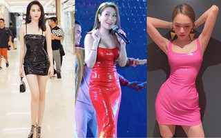 Diện váy bóng lộn: Ngọc Trinh chứng minh được body chuẩn, nhưng bất ngờ là Mỹ Tâm U40 cũng nuột nà không kém